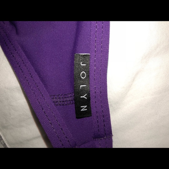 Purple Jolyn Triangle Swim Top - Picture 4 of 5